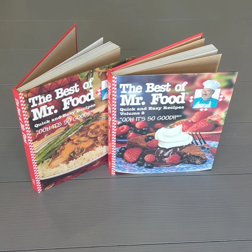 The Best of Mr. Food Cookbooks Volume 1 & 2 from Oxmoor House